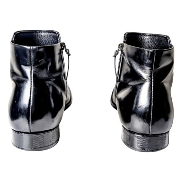 LOUIS VUITTON Minister Black Leather Chelsea Boot Size 11 - Picture 5 of 13